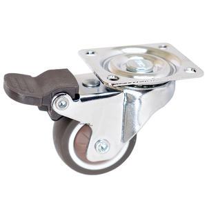 HK캐스터 TPR 1인치 회전 BK 바퀴 / 협탁 책상 탁상 아기침대 가구바퀴 무소음 병원 실내