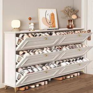 슬림 수납장 신발정리대 현관장 조립형 60X17X120 신발장 틈새