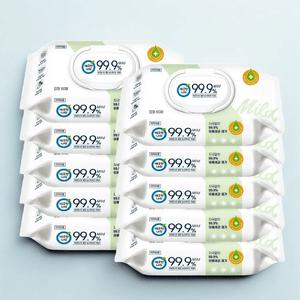 깨끗한나라 클린 손소독티슈 마일드 캡형 60매 10팩