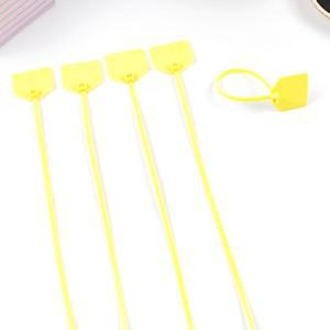 선정리 타이 케이블 이름표시 전선타이 노랑 100P 중 (WFGIKH0)