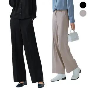 (체이스컬트) WIDE SLACKS PANTS/2Color