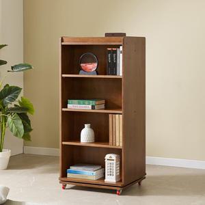 파로마 홈즈 에덴 원목 이동식 회전형 4단 책장 HSF021