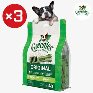 그리니즈 티니 1.02kg 강아지 덴탈껌(340g 3개)