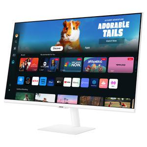 삼성전자 스마트모니터 M5 S27DM501 화이트 68.6cm OTT 유튜브 게이밍허브 SmartThings
