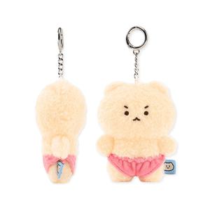 핑크빤스 망그러진곰 키링 포슬 망곰이 인형 키링 8x10cm