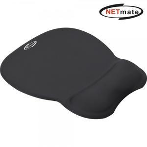 넷메이트 NM-WMP05 손목보호 마우스 젤 패드(205x245x24mm) 고탄성 라이크라 원단 미끄럼방지 바닥면