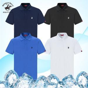 [비버리힐스폴로클럽][비버리힐즈폴로클럽] 남여공용 기능성 쿨에버 투버튼 반팔 카라 티셔츠