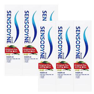 센소다인 오리지날 플러스 치약 100g 6개
