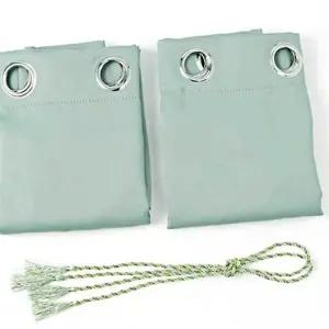 [셀러허브 패션][JHQS8193_4B]민트 커튼 창문암막커튼 햇빛차단커튼