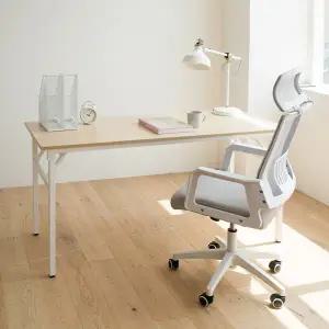 보루네오 엘리브 디프 1200 철제 접이식 책상 테이블 sd195