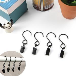 S고리 커튼 압축봉 소품 고리 걸이 집게 대1P (WFH494S)