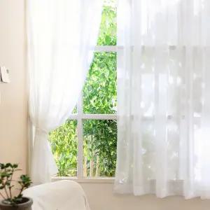 손쉽게 붙이는 소프트 쉬폰커튼 작은창 2P 소프트화이트