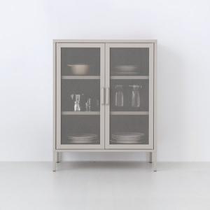 [기타]메쉬망 철제 수납장 진열장 거실 인테리어 선반장