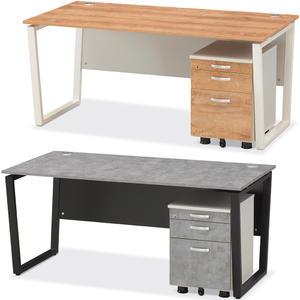 멜론 믹스 사무실 책상 사무용 컴퓨터 데스크