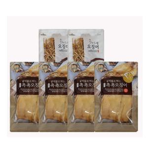 어부예찬 촉촉오징어 왕특대 8미(2미X4봉)+오징어채 2봉(50gX2)