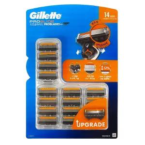 질레트 프로글라이드 면도날 14입(4개 3세트+2개) 5중날 밀착면도 대용량팩