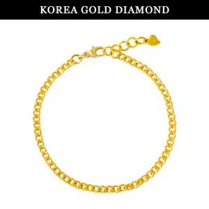 [한국금다이아몬드] 순금 24k 팔찌 여자 금 체인 디자인 7.5g
