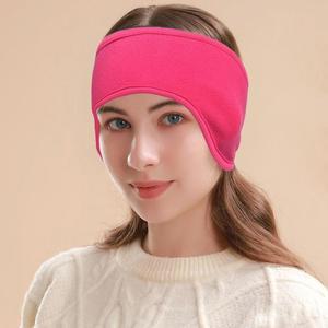 [MEM5P64O_53DU]플리스 귀마개 방한헤어 핑크