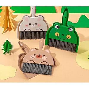 [셀러허브 1]캐릭터 쓰레받기 빗자루 세트 데스크탑 책상 청소 미니 브러쉬