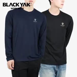 블랙야크 긴팔 라운드 티셔츠 등산 기능성 와플 베이직 남성