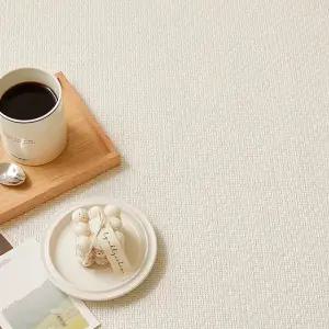 스칸디앤홈 먼지없는 플레인 사이잘룩 러그 거실 카페트 크림아이보리 150x200