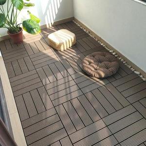 홈가드닝 우트렌드프레임 바닥타일 초코브라운