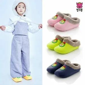[보리보리/알파슈]핑크퐁 아기상어 방한 슬리퍼 (4컬러 택1)