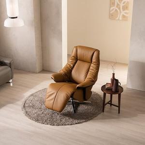 [시트앤모어] 1인 전동 2모터 천연통가죽 리클라이너 소파 KC4109