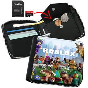 로블록스 지퍼 지갑 반지갑 중학생 초등학생 아동 굿즈 눕 로벅스 메타버스 메모리카드 10