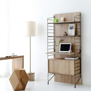 데스크 책장 선반형책상 일자책상 MK25463