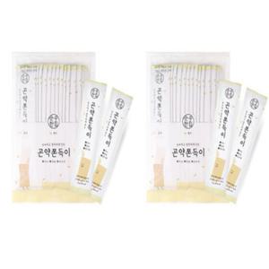 순수한집 곤약 쫀득이 15개입 2봉지 쫀드기 간식 캠핑 가정용