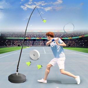 셀프 배드민턴 훈련 싱글 스매싱 T1 베이스 라켓 트레이스리스 집안 셔틀콕 베드민턴연습