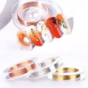 네일아트 나만의 디자인 연출 컬러와이어네일 9M 13종-WFFLX3D