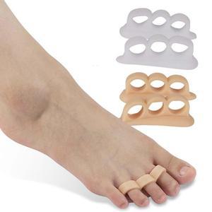 발가락 3구 벌리기 운동 기구 끼우개 사이 보호대 링 보조기 고정 지지대 실리콘 패드 분리 고무