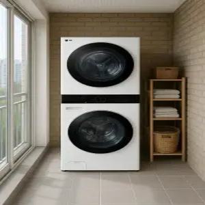 LG전자 트롬 오브제컬렉션 워시타워 W20WHNM 세탁기 건조기세트 화이트 파크