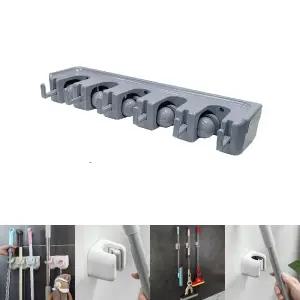 5구 마대 걸이/대걸레/꽂이/홀더/마포/걸레/밀대/고정/이동식/스탠드/대형/청소/거치대/가정/정리/매장