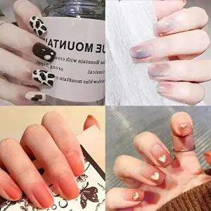 모음전 네일팁 붙이는 56종 네일 인조손톱-WF5570F