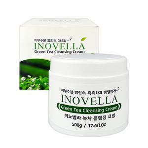 바이탈라이징 이노벨라 클렌징 O 크림 500g 녹차 크린싱 크렌 지우기 리무버