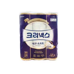 유한킴벌리 크리넥스 데코앤소프트 3겹 35m 24롤 1팩