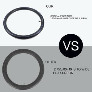 6인치 휠 2.25/2.50-19 Surron Light Bee X 전기 크로스 컨트리 자전거 SUR-RON 내부 타이어 1PC 용 Reubbe