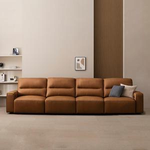 [롯데백화점]헤르짐머 메이븐 6인용 전동 리클라이너 슬라이드 모션 베드 천연가죽 소파