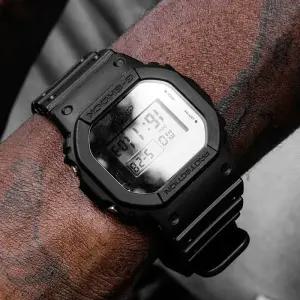 지샥 미러 남성 전자시계 DW-5600BBMA-1