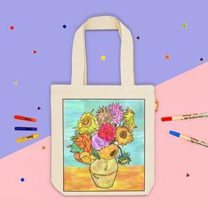 (학습교재) 하하당 명화 해바라기 에코백만들기