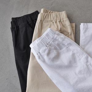 (안나앤플러스) 도빈 8.5부 밴딩 팬츠[팬츠DUY79] 빅사이즈