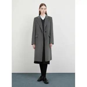 [롯데백화점]시스티나 원버튼 핸드메이드 롱 코트-AWHCTO41070