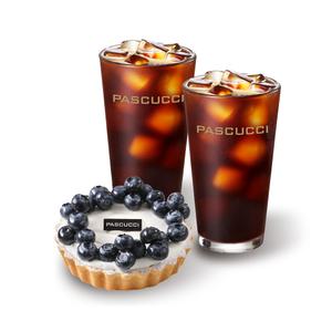 [파스쿠찌] 아메리카노(R) 2잔+블루베리 타르트