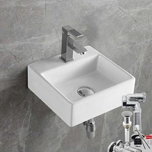 [셀러허브 1][HYD00I0L_56]미니세면대 소형 원룸 사각 HDL005+부속4종