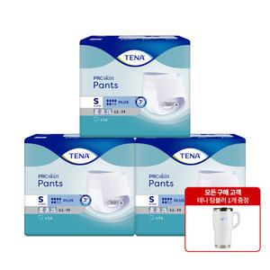 테나 언더웨어 플러스 소형 14입x3팩(42매) + 빈다텀블러 1개 요실금팬티 성인용기저귀