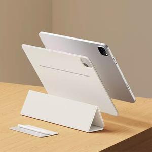 iPad Pro 13 용 스마트 폴리오 커버 iPad Pro 11 M4 12 9 용 태블릿 케이스 Air 11 13 M2 Air 5 용 6 세대 마그네틱 클립