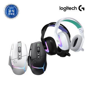 로지텍코리아 공식 G522 LIGHTSPEED 무선 게이밍 헤드셋 + G502 X PLUS  게이밍 마우스 세트